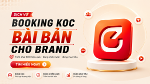 Dịch vụ Booking KOC GoMax Digital