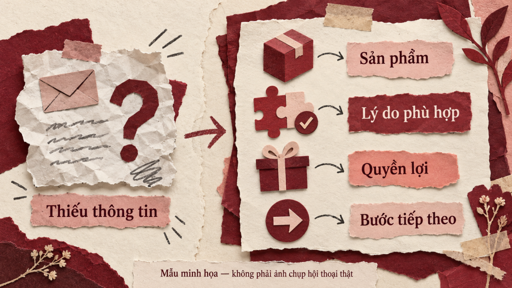 Cấu trúc tin nhắn rõ ràng giúp cải thiện tỷ lệ phản hồi lời mời KOC