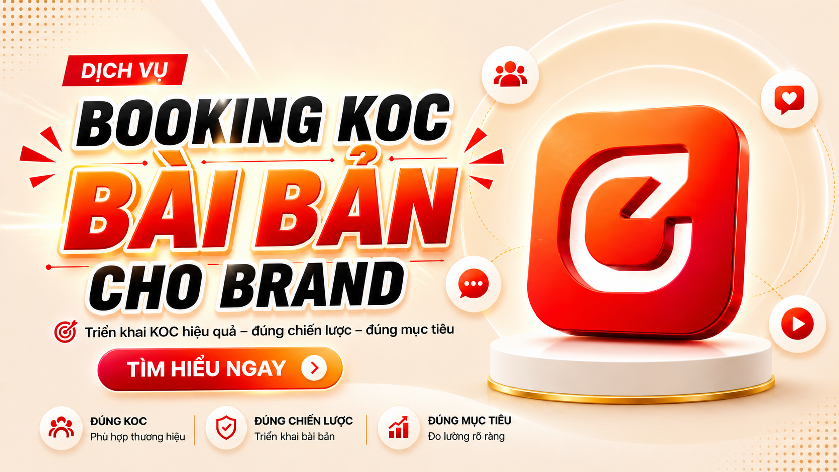 Dịch vụ Booking KOC GoMax Digital: Giải pháp cho brand muốn triển khai bài bản