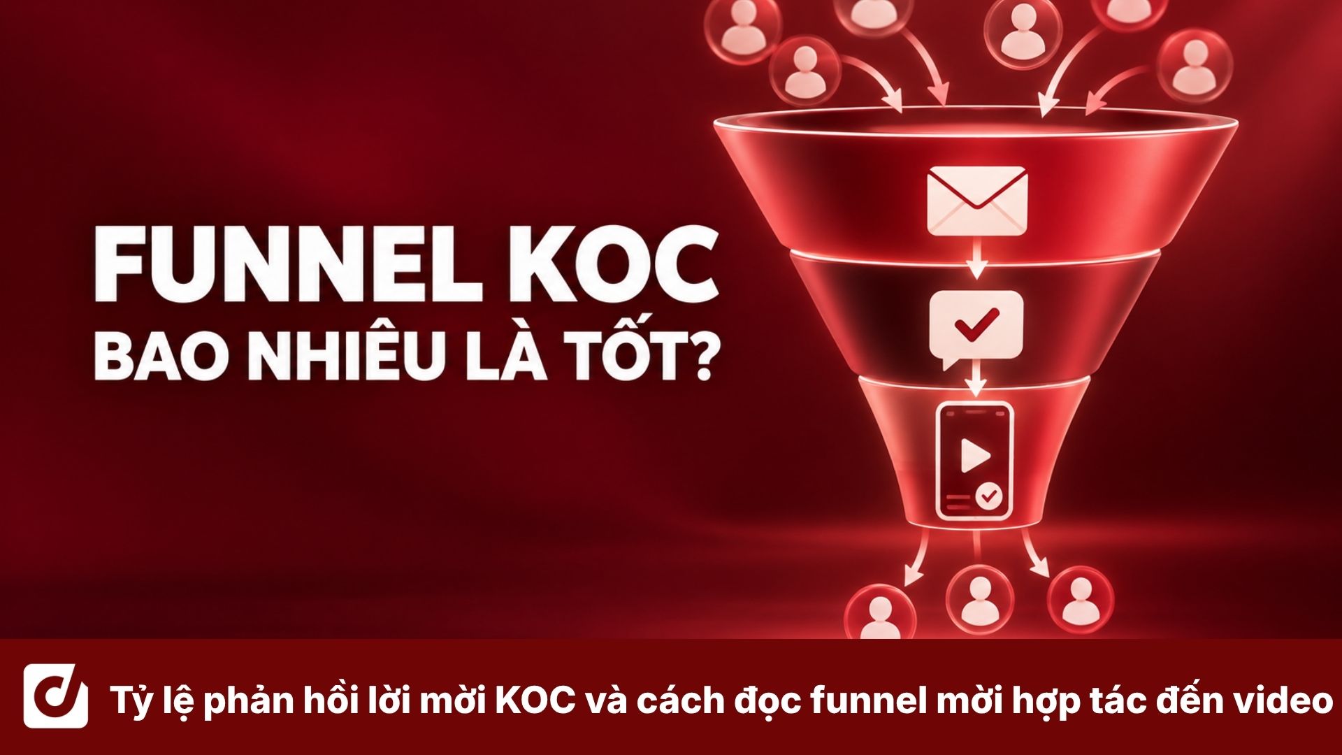 Tỷ lệ phản hồi lời mời KOC bao nhiêu là tốt? Cách đọc funnel từ mời hợp tác đến ra video