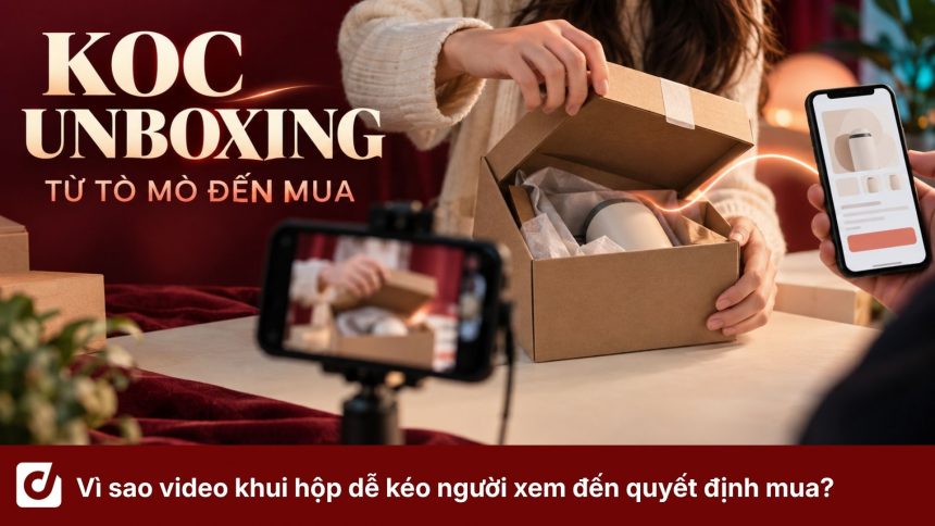 KOC unboxing đồ tiện ích: Vì sao video khui hộp dễ kéo người xem đến quyết định mua?